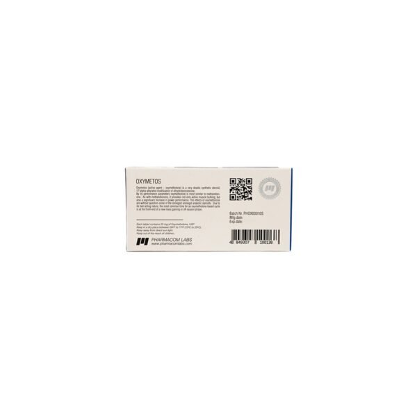 Oxymethos 25 -Oxymetholone-25 MG / pill-100 Tablets Blisters Box - Image 3