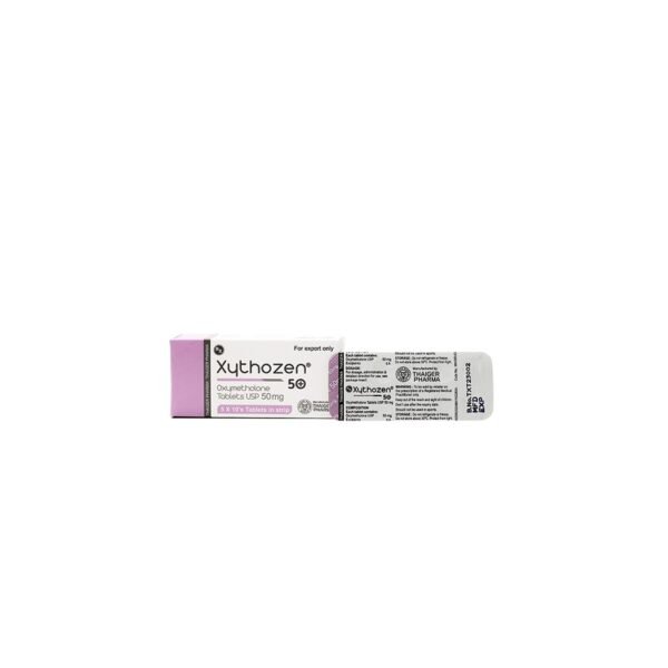 Xythozen -Oxymetholone-50 MG/ML-50 Tablets Blisters Box - Image 6