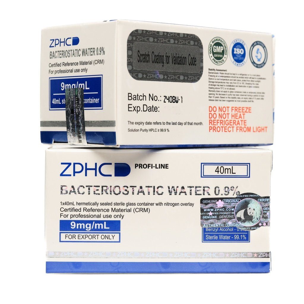 ZBHC Bacteriostatic Water 40 ML VIAL - Image 4