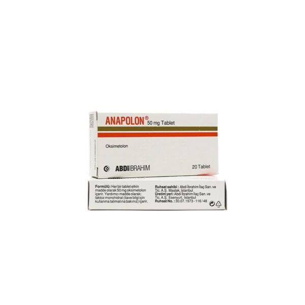 ANAPOLON -Oxymetholone-50 MG / pill-20 Tablets Blisters Box - Image 3