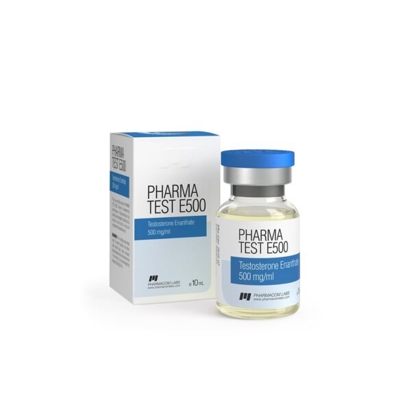PHARMA TEST E 500 -Testosterone Enanthate -500 MGML -10 ML VIAL