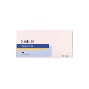 Stanos 25 -Stanozolol -25 MG / pill -100 Tablets Blisters Box
