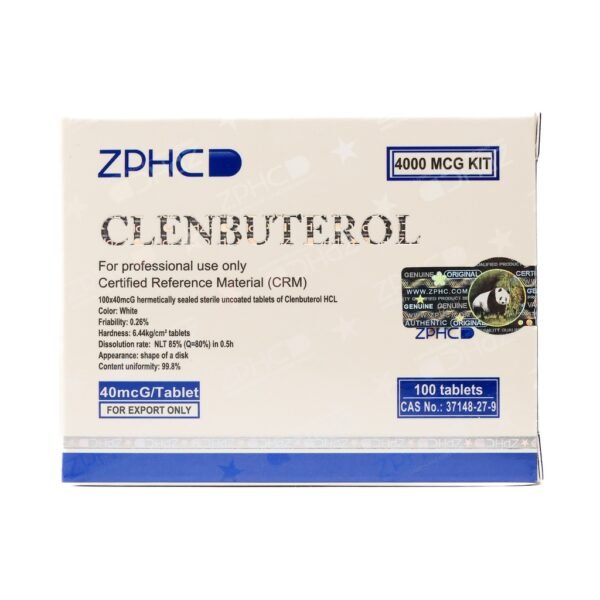 Clenbuterol -40 MCG / pill-100 Tablets Blisters Box