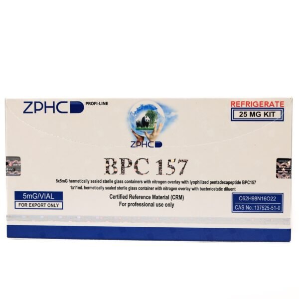 BPC157 (25MG) -5 MG  VIAL -5 VIALS