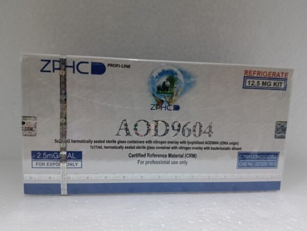 AOD9604 (12.5MG) -2.5 MG / VIAL -5 VIALS
