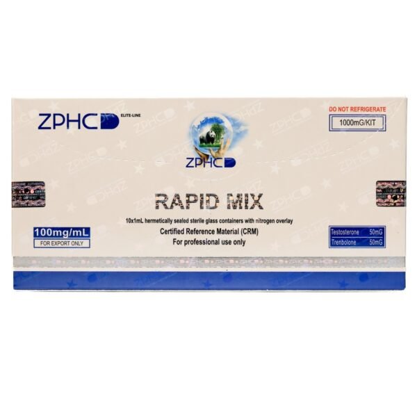 RAPID MIX-Trenbolone Testosterone -100 MG/ML -10 X 1 ML AMPULE