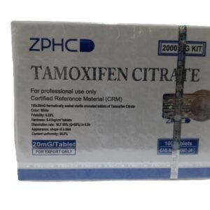 TAMOXIFEN CITRATE -20 MG / pill -100 Tablets Blisters Box