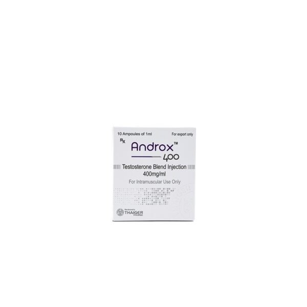 Androx-400 -Blend of 4 Testosterones -400 MGML -10 X 1 ML AMPULE - Image 2