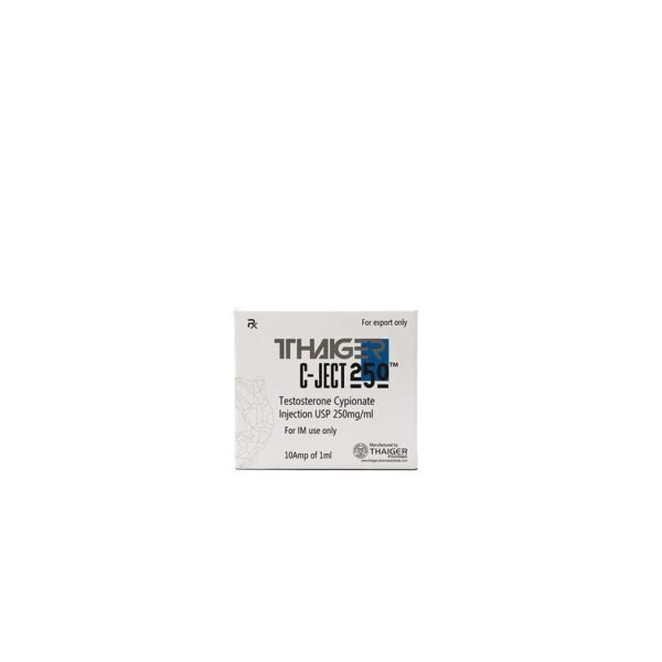 C-ject-250 -Testosterone Cypionate -250 MGML -10 X 1 ML AMPULE