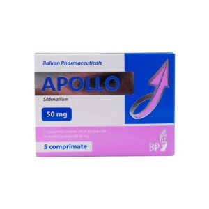 Apollo -Slidenafil -50 MG  pill -5 Tablets Blisters Box