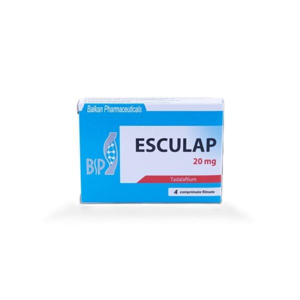Esculap -Tadalafil -20 MG / pill -4 Tablets Blisters Box