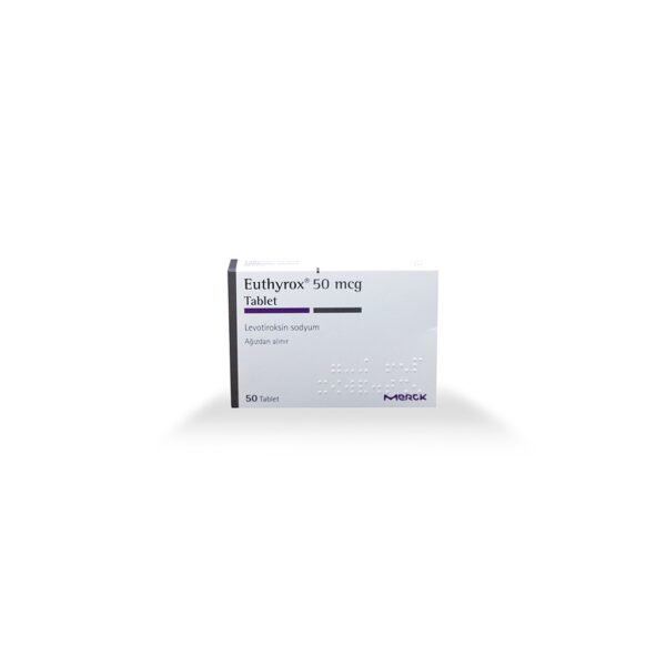 EUTHYROX -LEVOTIROKSIN SODYUM T4 -50 MG  pill -50 Tablets Blisters Box