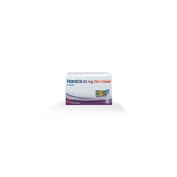 HARDCIS -Tadalafil -20 MG / pill 4 Tablets Blisters Box - Image 2