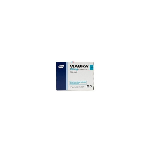Viagra -Sildenafil -100 MG  pill -4 Tablets Blisters Box