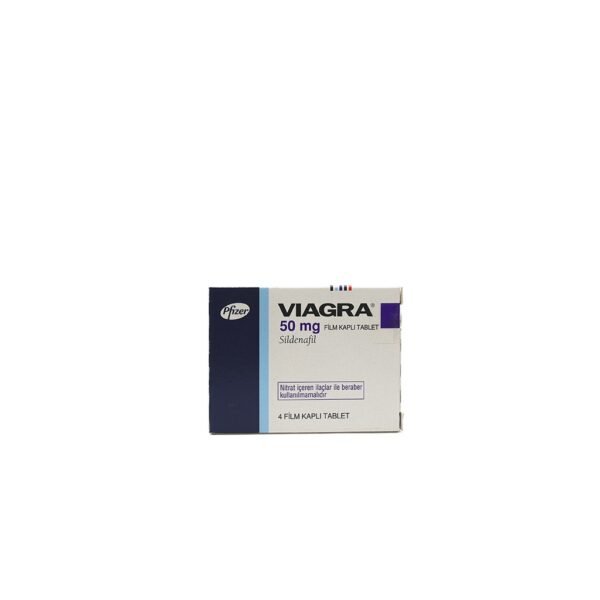 Viagra -Sildenafil -50 MG  pill -4 Tablets Blisters Box