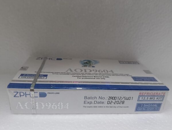 AOD9604 (12.5MG) -2.5 MG / VIAL -5 VIALS - Image 5