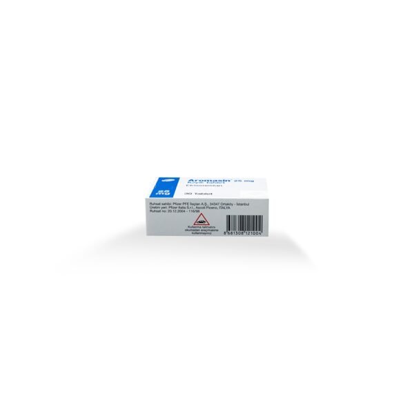 AROMASIN -Exemestane -25 MG  pill -30 Tablets Blisters Box - Image 4