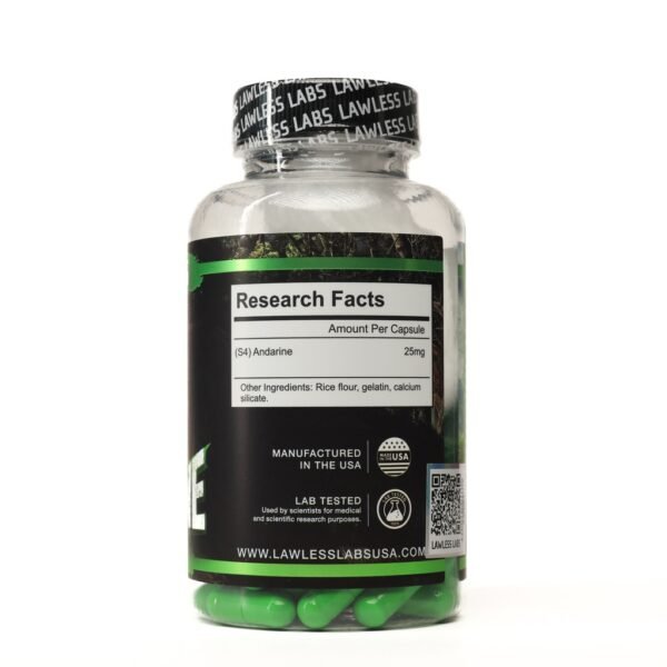 Andarin s4 -Sarm s4 -25 MG / pill -60 CAPSULES Bottle - Image 6