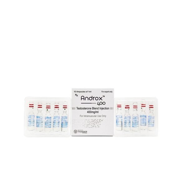 Androx-400 -Blend of 4 Testosterones -400 MGML -10 X 1 ML AMPULE - Image 6