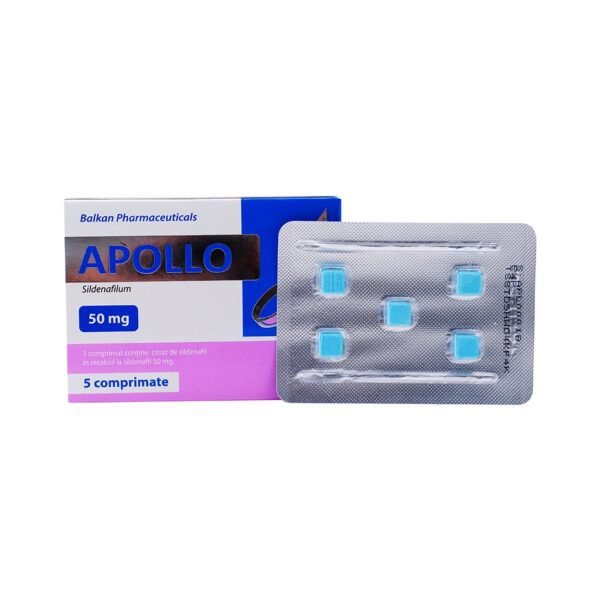 Apollo -Slidenafil -50 MG  pill -5 Tablets Blisters Box - Image 10