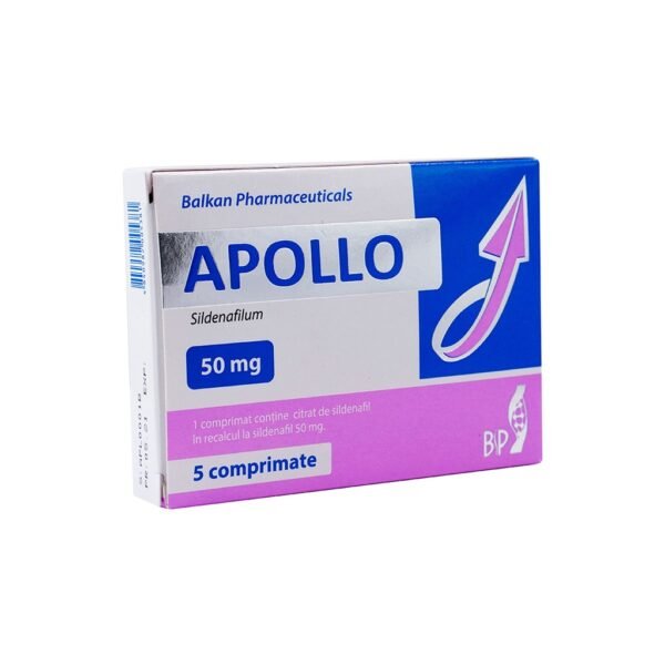 Apollo -Slidenafil -50 MG  pill -5 Tablets Blisters Box - Image 9