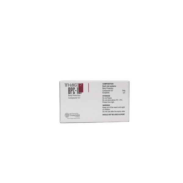 BPC-157 -BODY PROTECTION COMPOUND -157 -5 MG  VIAL -5 VIALS Thaiger Pharma - Image 2