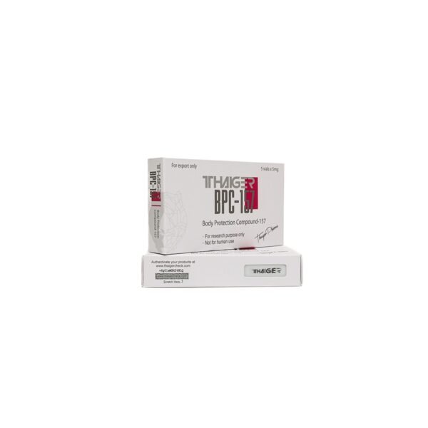 BPC-157 -BODY PROTECTION COMPOUND -157 -5 MG  VIAL -5 VIALS Thaiger Pharma - Image 3