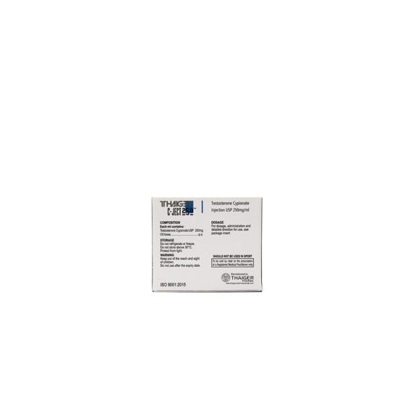 C-ject-250 -Testosterone Cypionate -250 MGML -10 X 1 ML AMPULE - Image 3