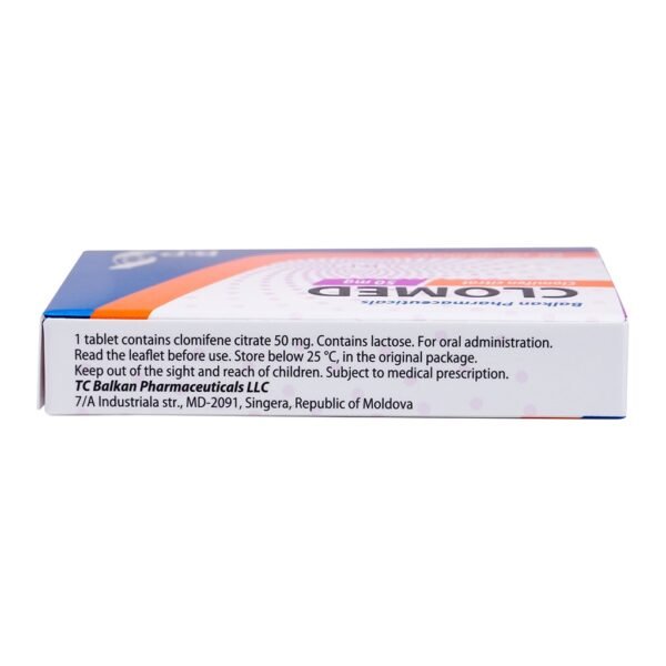 CLOMED -Clomifene -50 MG  pill -60 Tablets Blisters Box - Image 10