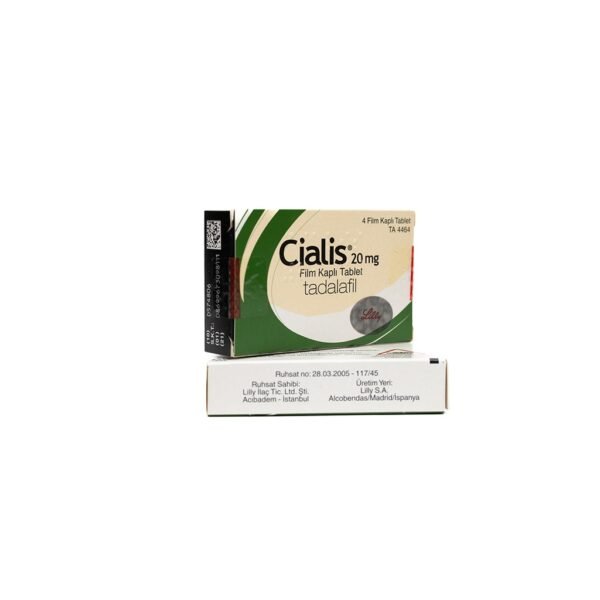 Cialis -Tadalafil - 20 MG / pill - 4 Tablets Blisters Box - Image 2