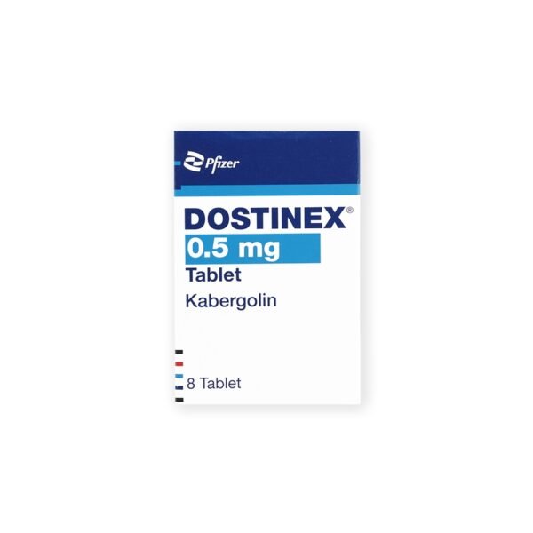 DOSTINEX -cabergoline -0.5 MG / pill -8 Tablets Bottle - Image 6