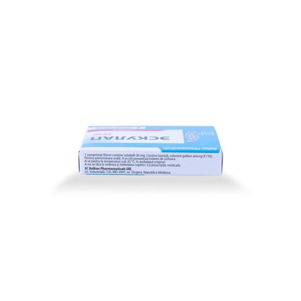 Esculap -Tadalafil -20 MG / pill -4 Tablets Blisters Box - Image 3