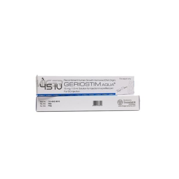 GERIOSTIM AQUA -RECOMBINAT 45 IU / PEN -15 MG / 1.5 ML PEN - Image 4