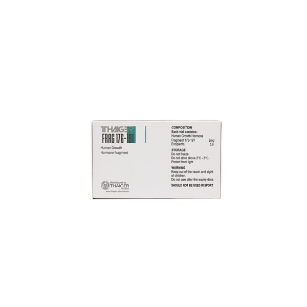 H G H FRAGMENT -Human Growth Hormone 176-191 -2 MG / VIAL -5 VIALS Thaiger Pharma - Image 7