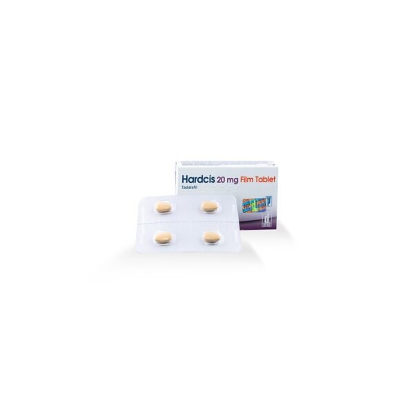 HARDCIS -Tadalafil -20 MG / pill 4 Tablets Blisters Box - Image 5