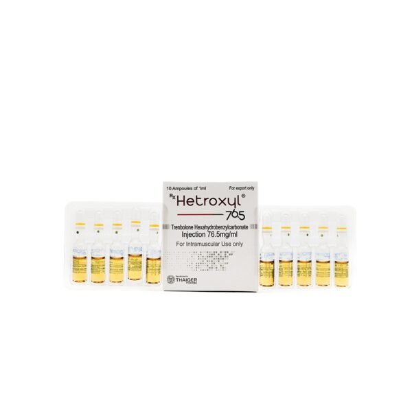 Hetroxyl-76.5 -Trenbolone hexahydrobenzylcarbonate -76.5 MGML -10 X 1 ML AMPULE - Image 6