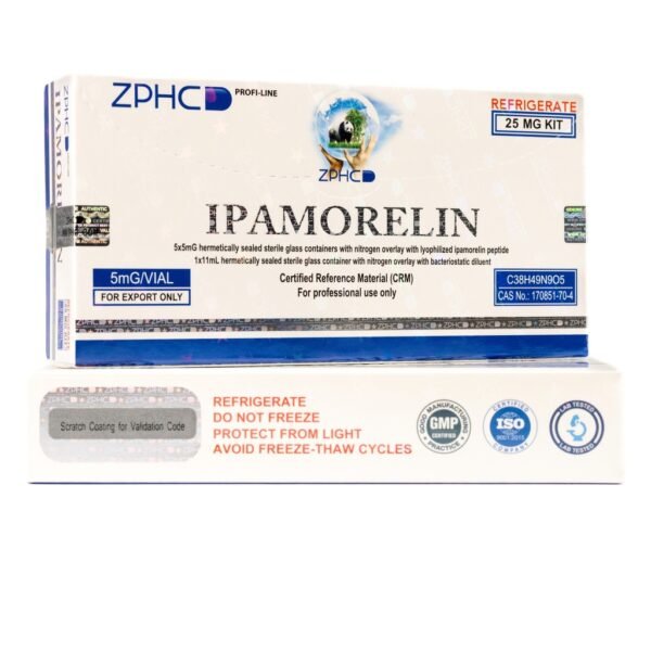 IPAMORELIN (25MG) -5 MG  VIAL -5 VIALS - Image 3