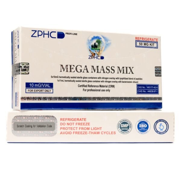 MEGA MASS MIX (50mg) -GHRP6-5MG+CJC5MG -10 MG  VIAL -5 VIALS - Image 2