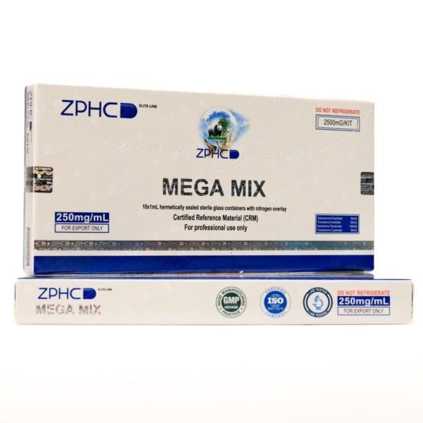 MEGA MIX -TEST E 50,TREN E 50,NAN D 100,TEST C 50 -10 X 1 ML AMPULE - Image 2