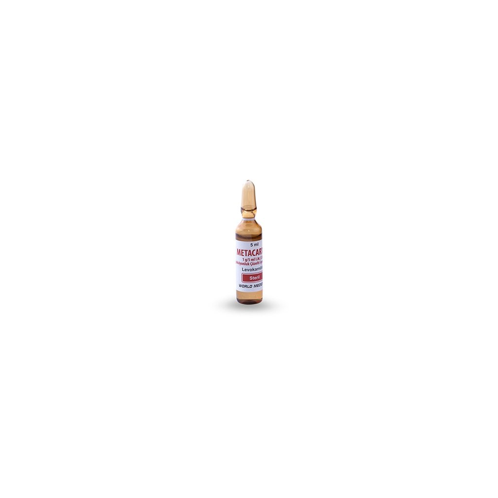 METACARTIN -L CARNITINE - 1g/5ml -5 X 5ml AMPULE - Image 3