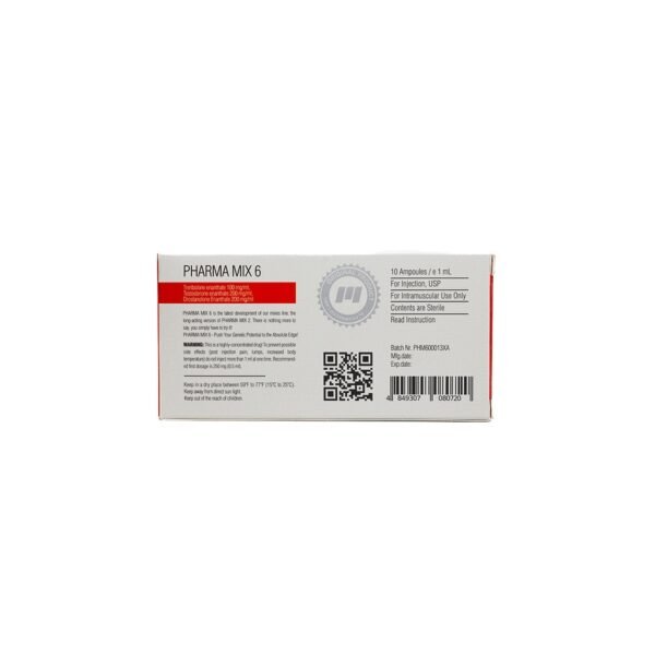 PHARMA MIX 6 500  DR. E. Test E. Tren E -10 X 1 ML AMPULE - Image 3