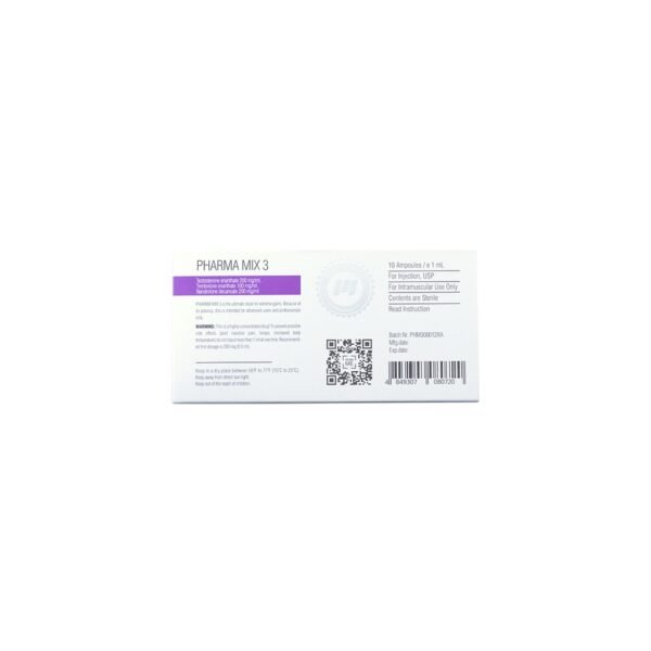 PHARMA MIX3 500 -TR. ENAN NAND. DECA TEST. ENAN -10 X 1 ML AMPULE - Image 4