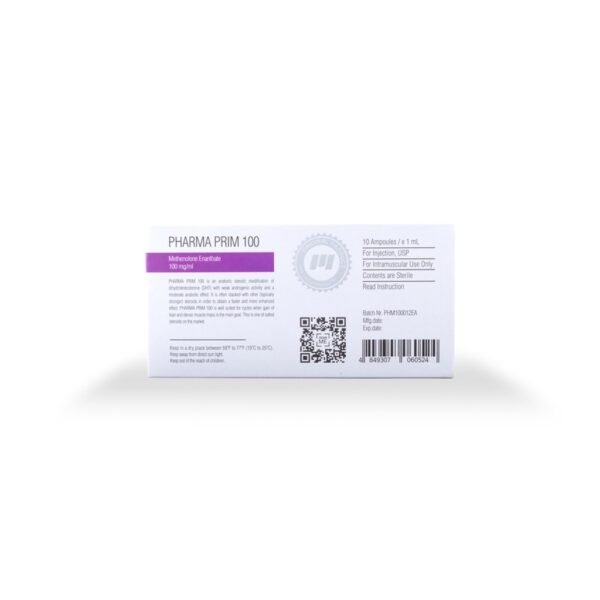 PHARMA PRIM 100 -Methanolon Enanthate -100 MGML -10 X 1 ML AMPULE - Image 2