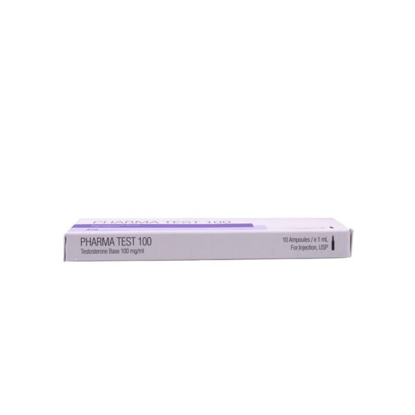 PHARMA TEST 100 -Testosterone Base -100 MGML -10 X 1 ML AMPULE - Image 3