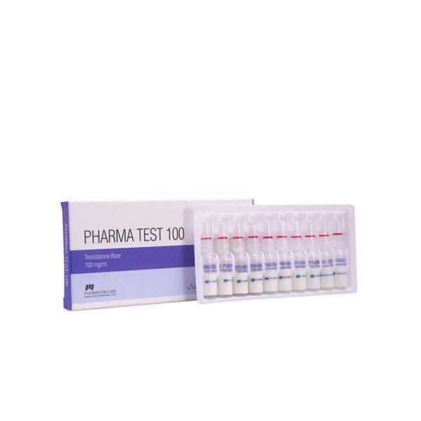 PHARMA TEST 100 -Testosterone Base -100 MGML -10 X 1 ML AMPULE - Image 6