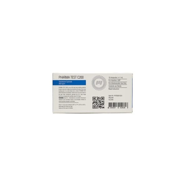 PHARMA TEST C 200 -Testosterone Cypionate -200 MGML -10 X 1 ML AMPULE - Image 7