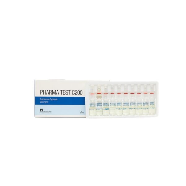 PHARMA TEST C 200 -Testosterone Cypionate -200 MGML -10 X 1 ML AMPULE - Image 3