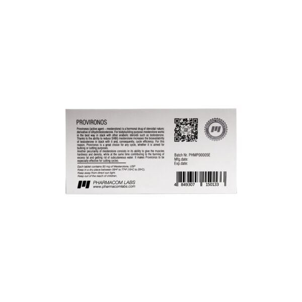 PROVIRONOS -MESTEROLONE -50 MG  pill -100 Tablets Blisters Box - Image 3
