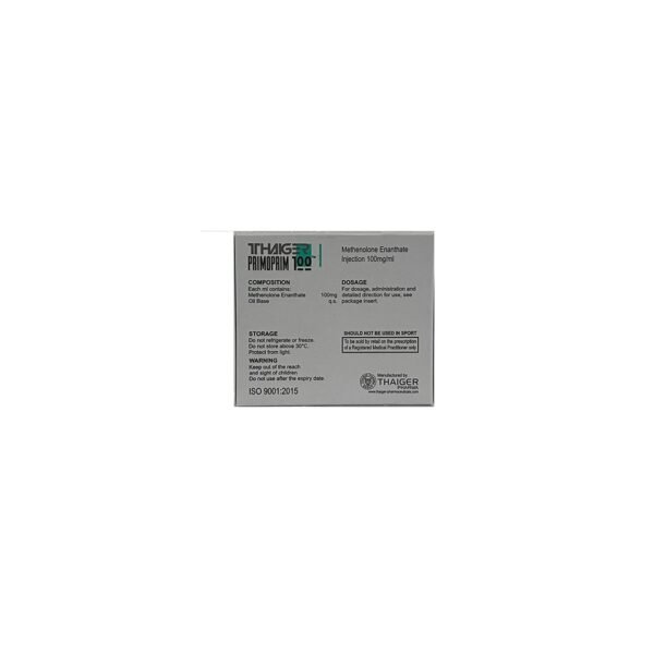 Primoprim-100 -Methenolone Enanthate -100 MGML -10 X 1 ML AMPULE - Image 7