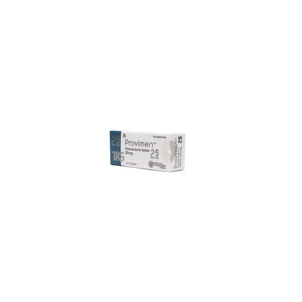 Provimen -PROVIRON -25 MG / pill -50 Tablets Blisters Box - Image 2